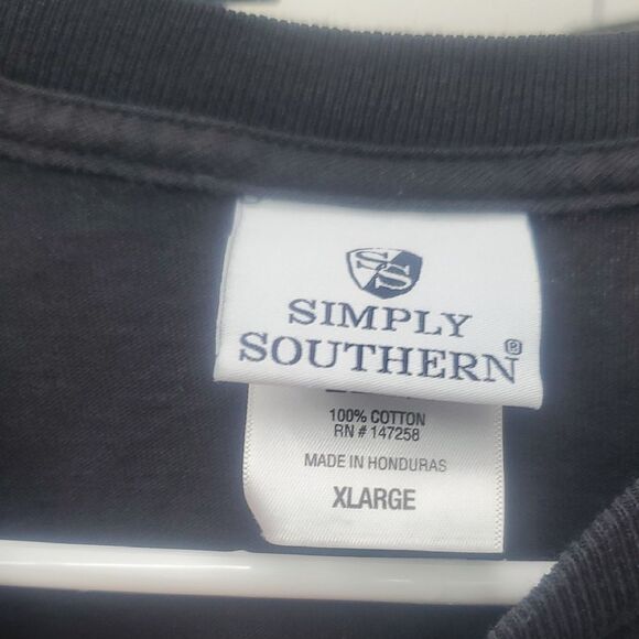 Simply Southern Black Angel Wings Long Sleeve Top - Picture 2 of 2